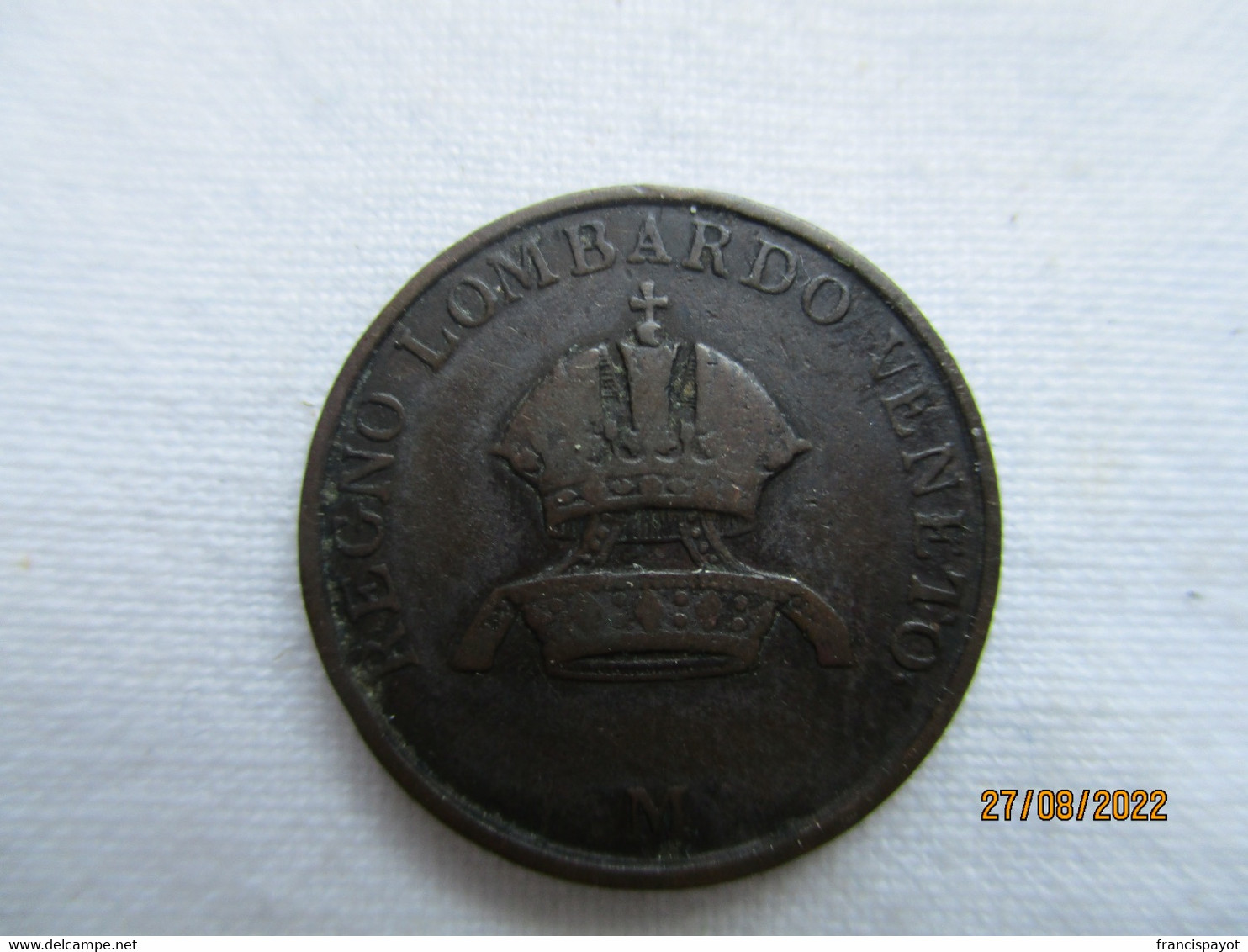 Italy: Lombardie - Venetie 1 Centesimo 1850 M - Lombardo-Veneto