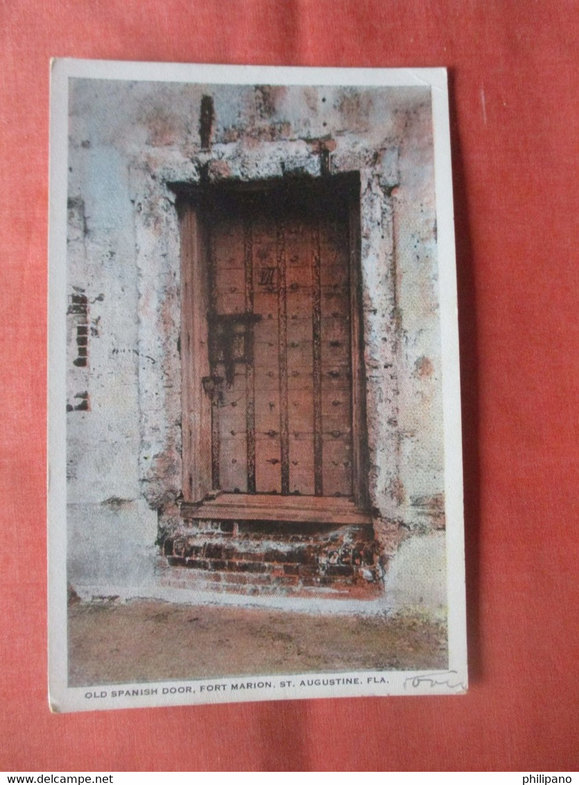 Old Spanish Door.   Fort Marion  St Augustine   Florida      Ref 5729 - St Augustine