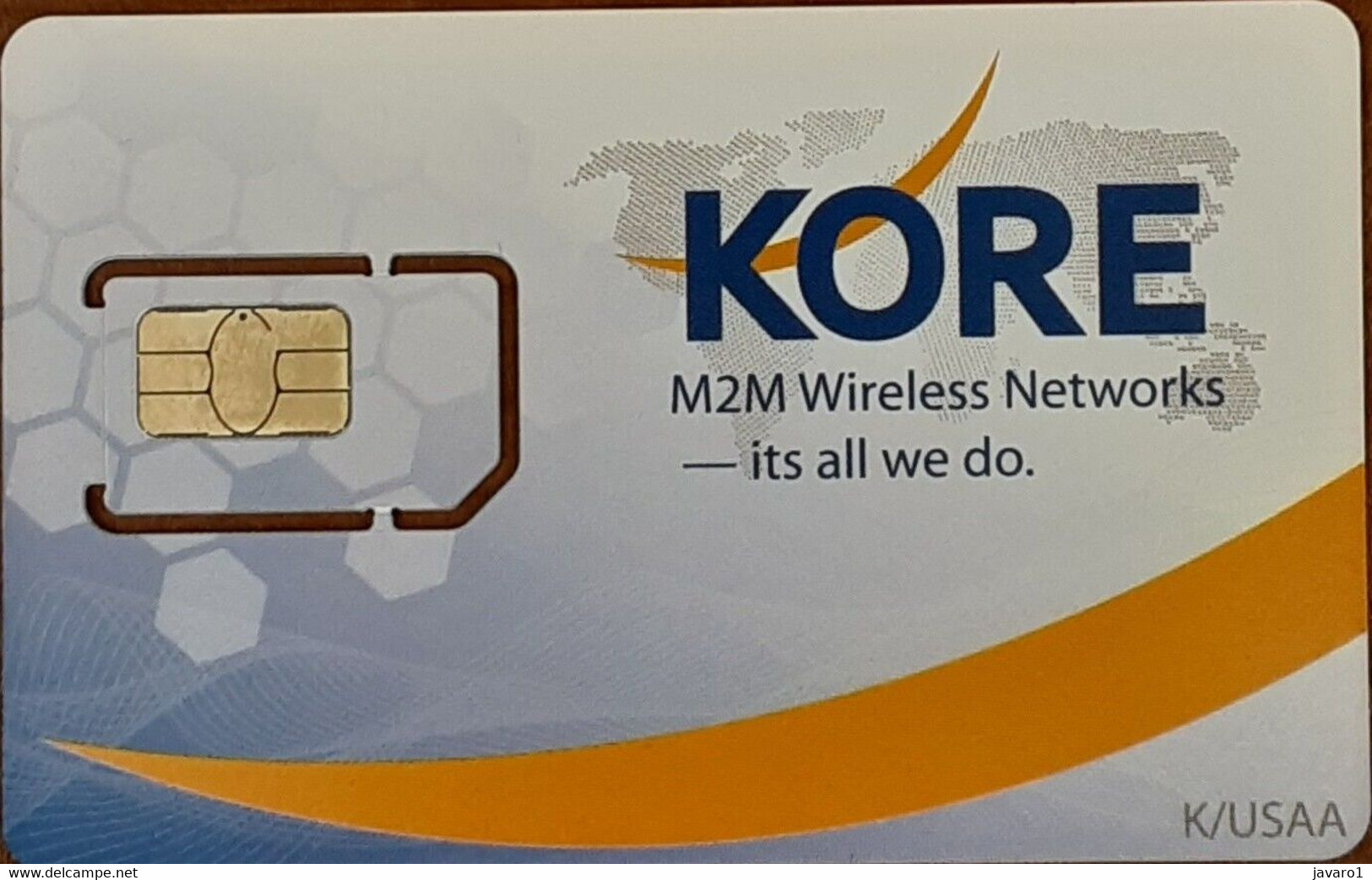 USA : GSM  SIM CARD  : KORE Telematics  MINT / MINI CHIP - [2] Chip Cards