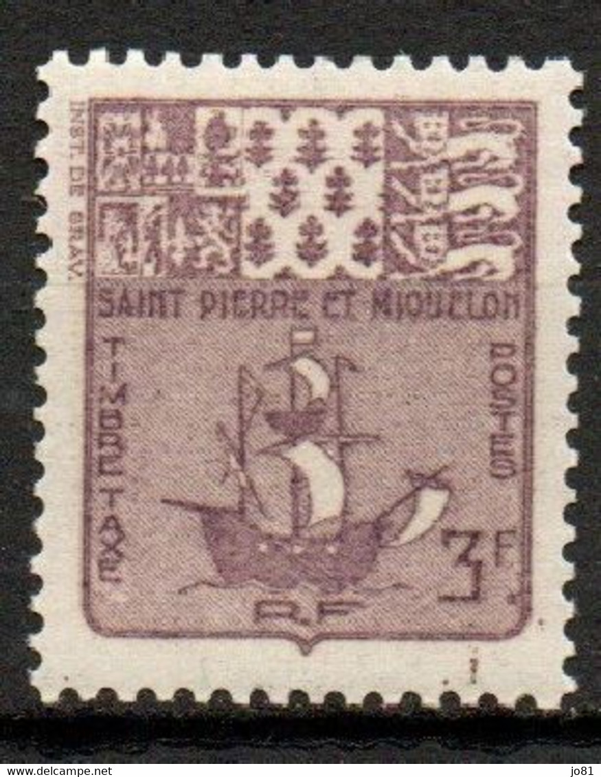 Saint-Pierre-et-Miquelon YT Taxe 72 Neuf Sans Charnière XX MNH - Timbres-taxe