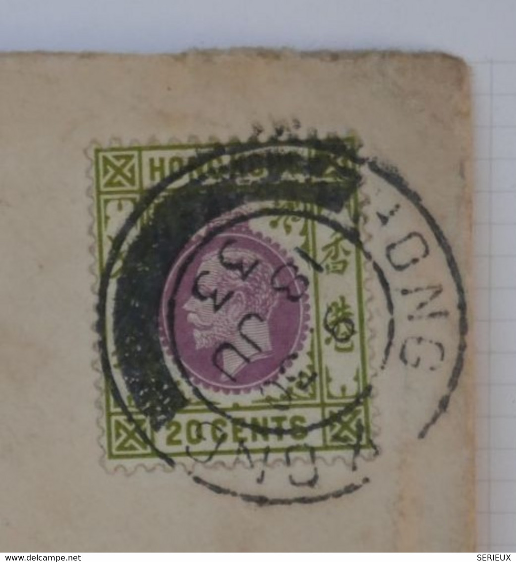 BC10  HONG KONG BELLE  LETTRE PRIVEE 1933 A  SESTO CALENTE  ITALIA  + +AFFR. PLAISANT - Lettres & Documents