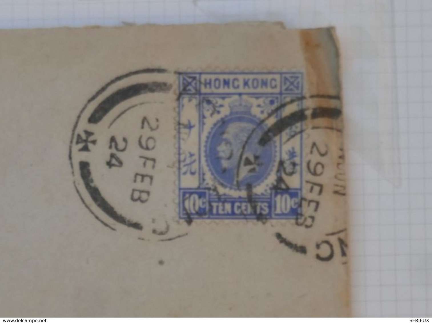 BC10  HONG KONG BELLE  LETTRE  1924 A  SESTO CALENTE  ITALIA  + +AFFR INTERESSANT - Lettres & Documents