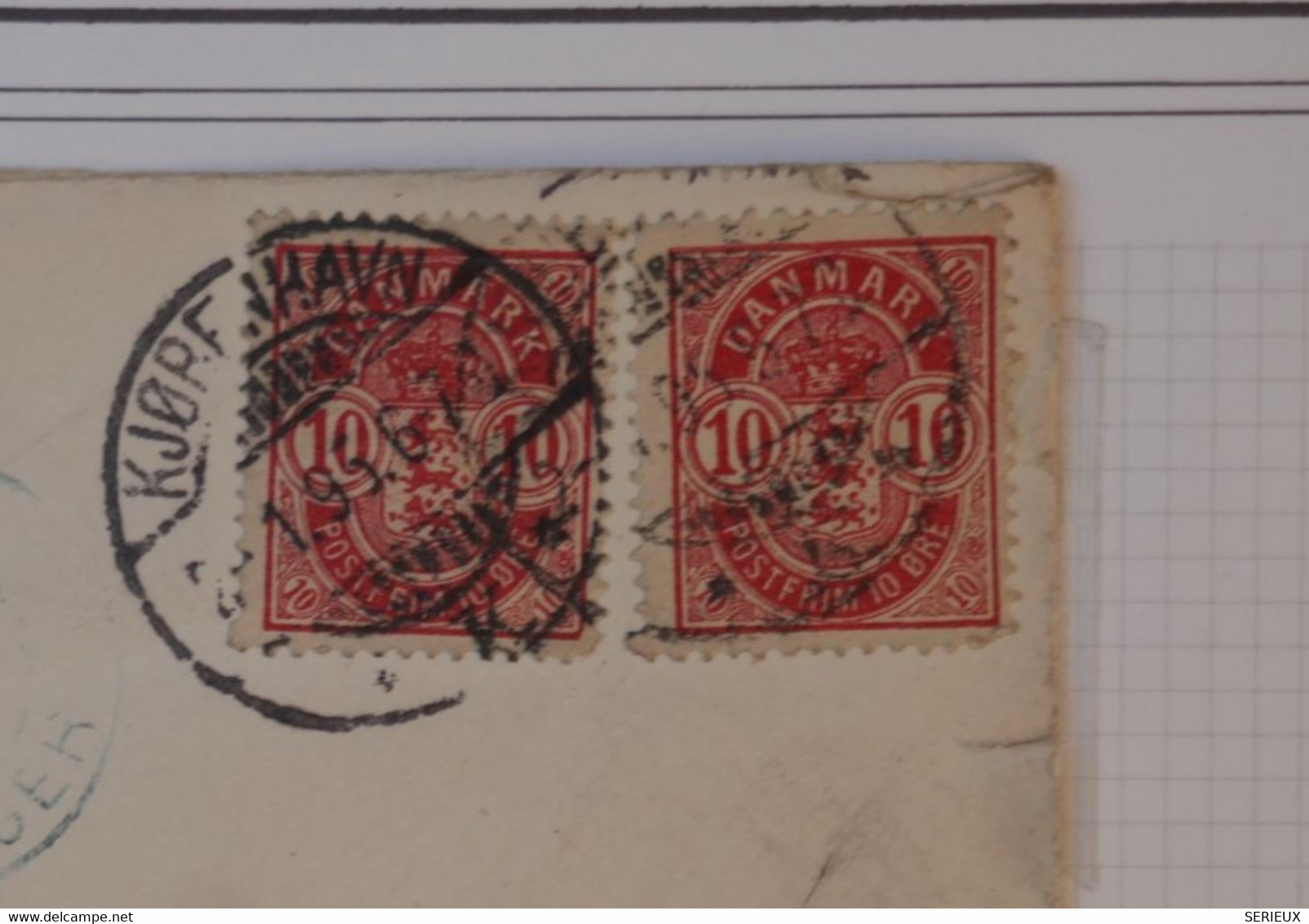 BC10 DANEMARK  BELLE  LETTRE  1895  COPENHAGUE A PARIS FRANCE ++++++AFFR INTERESSANT - Lettres & Documents