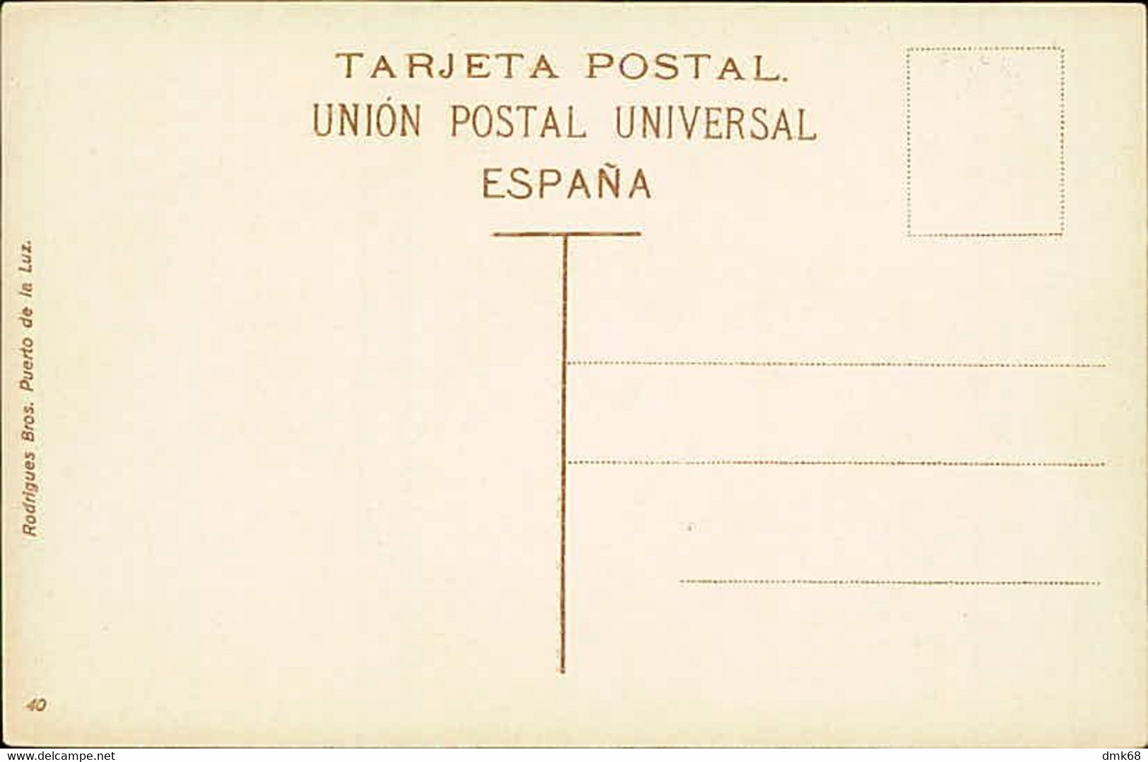 SPAIN - LAS PALMAS - CLUB NAUTICO - EDIT. RODRIGUES BROS - 1910s (14439) - La Palma