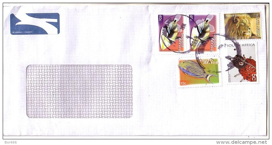 GOOD SOUTH AFRICA Postal Cover To ESTONIA  2015 - Good Stamped: Lion ; Fishes ; Ladybird - Lettres & Documents