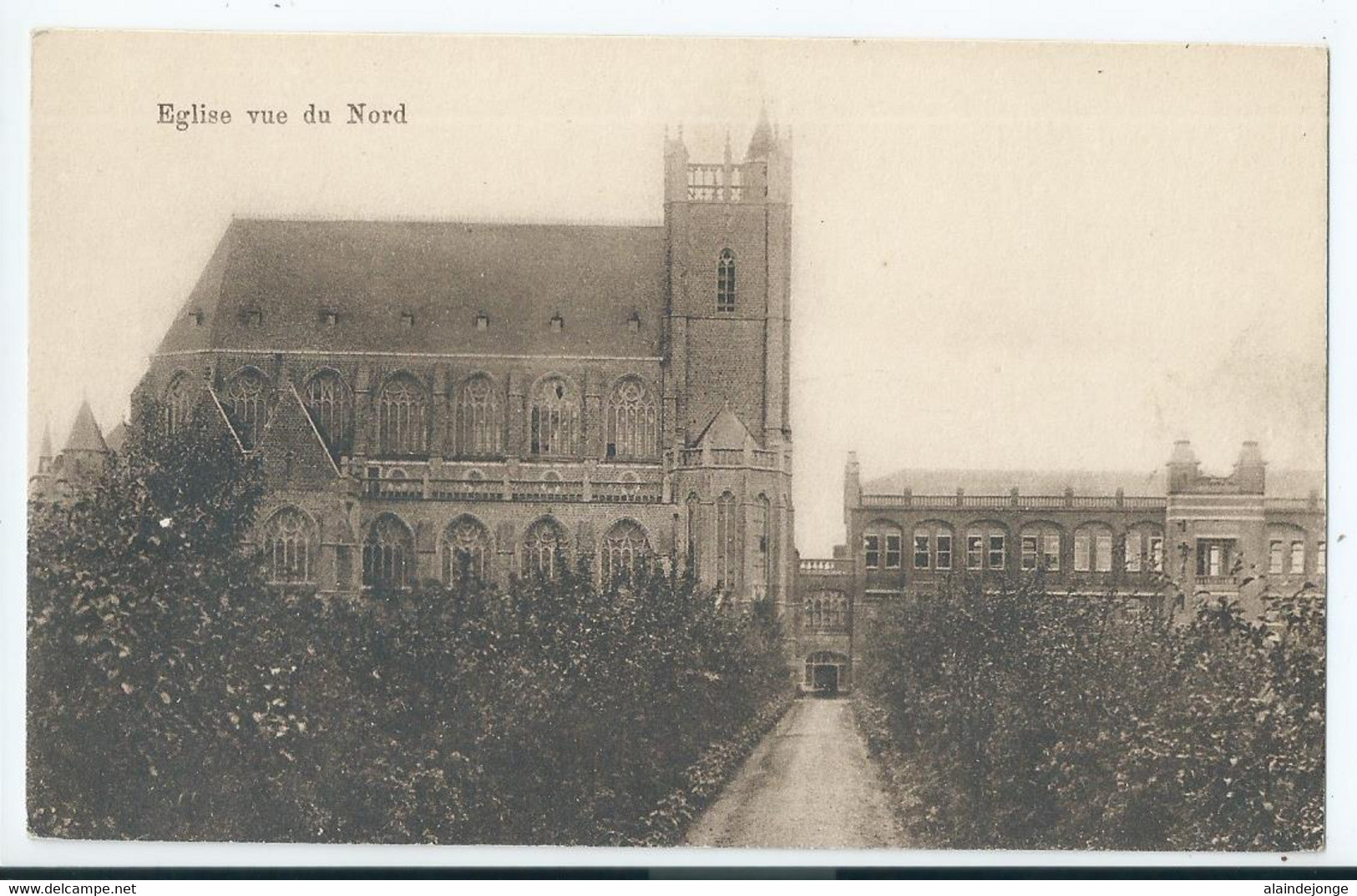 Wavre-Notre-Dame - Onze-Lieve-Vrouw-Waver - Institut Des Ursulines - Eglise Vue Du Nord - Sint-Katelijne-Waver