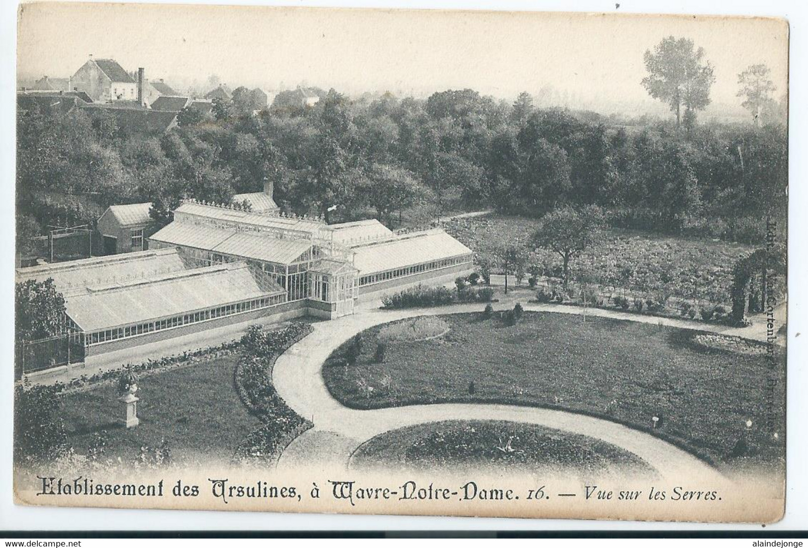 Wavre-Notre-Dame - Onze-Lieve-Vrouw-Waver - Institut Des Ursulines - Vue Sur Les Serres - 1908 - Sint-Katelijne-Waver