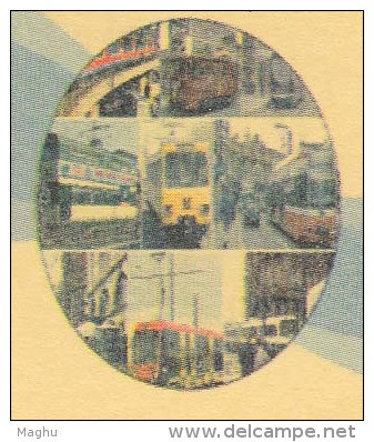 Used Postcard, Pollution Control Board, Car, Train, Tram, Transport, Astronomy Fire Planet, Meghdoot Postcard - Pollution