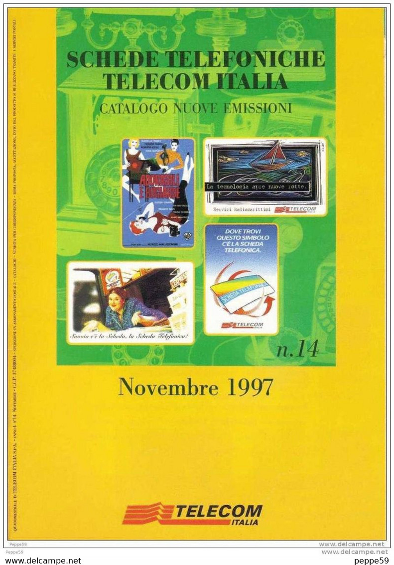 Catalogo Carte Telefoniche Telecom - 1997 N.14 - Livres & CDs