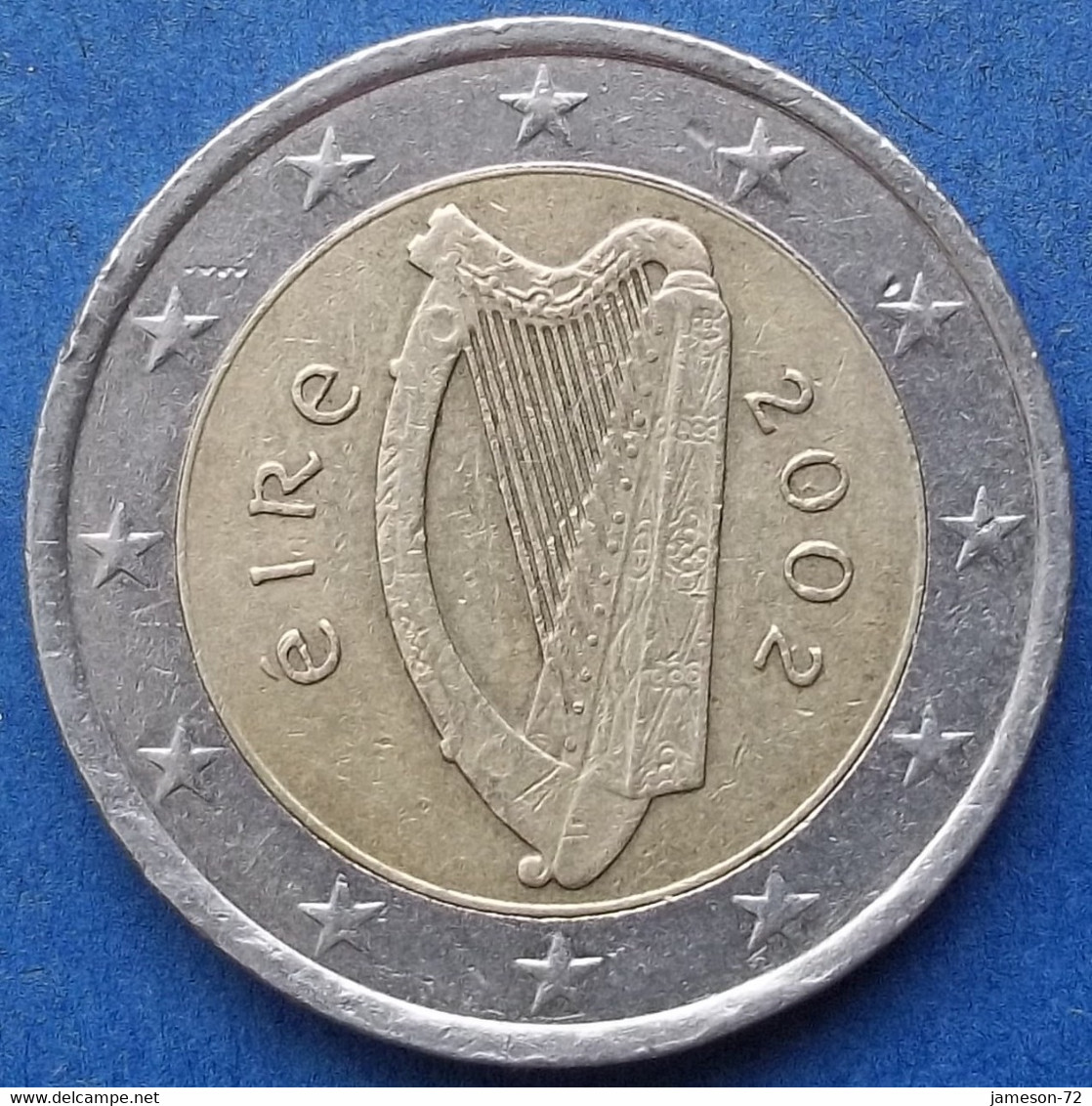 IRELAND - 2 Euro 2002 KM# 39 Euro Coinage (2002) - Edelweiss Coins - Irlanda