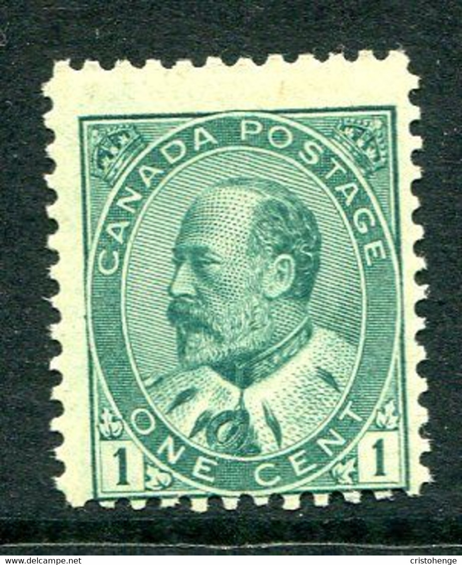 Canada 1903 King Edward VII - 1c Deep Green HM (SG 174) - Neufs