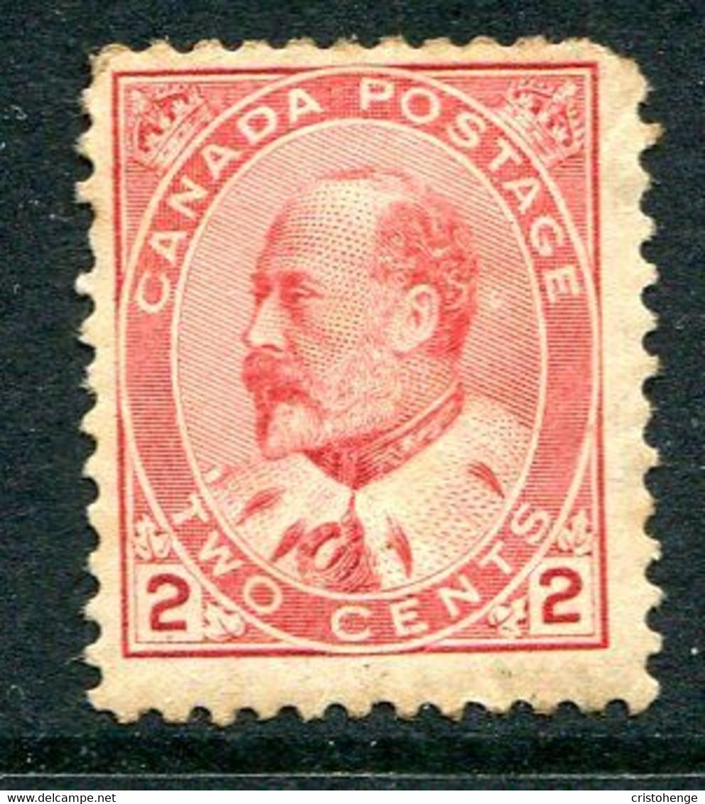 Canada 1903 King Edward VII - 2c Pale Rose-carmine HM (SG 177) - Light Overall Tone - Ungebraucht