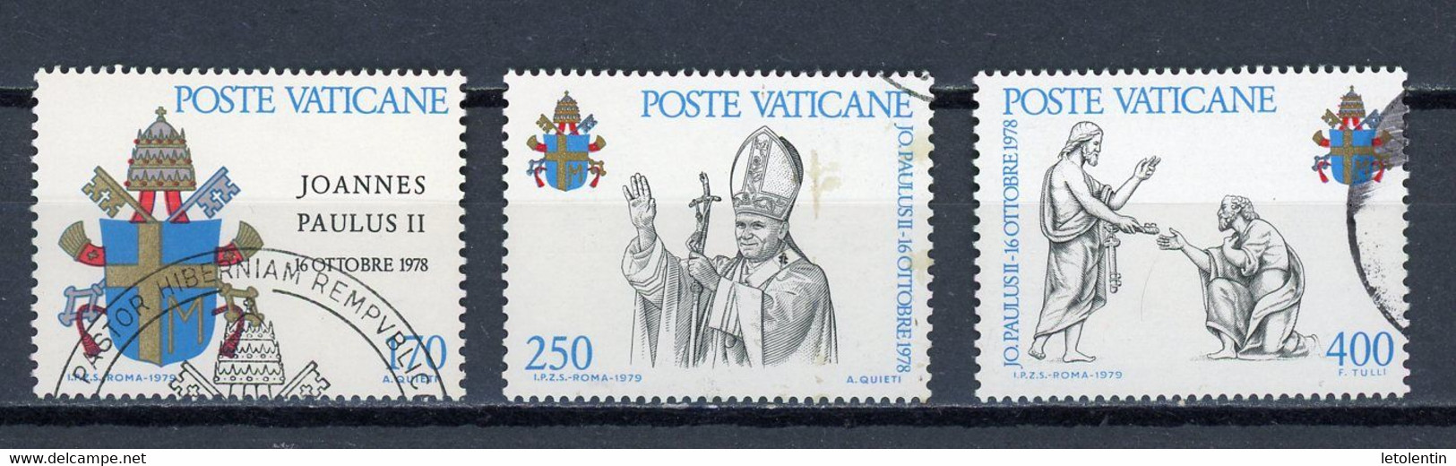 VATICAN: JEAN PAUL II - N° Yvert 666/668 Obli. - Used Stamps