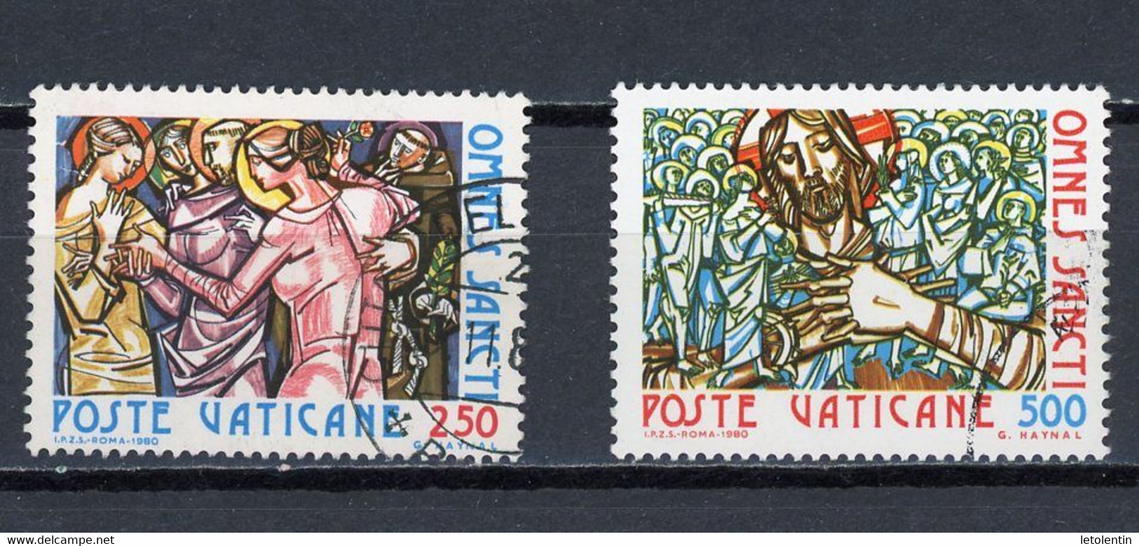 VATICAN: LA TOUSSAINT  - N° Yvert 700+701 Obli. - Used Stamps