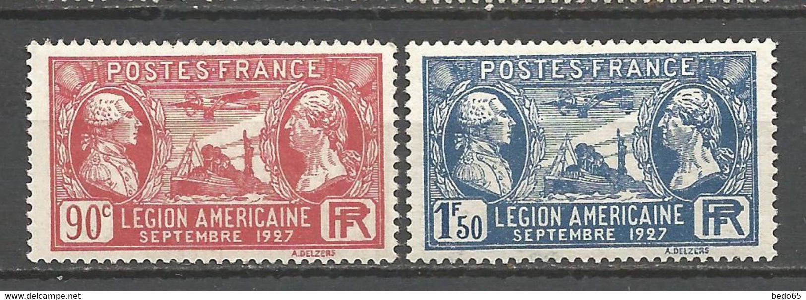 LEGION AMERICAINE N° 244 Et 245 NEUF**  SANS CHARNIERE  / MNH - ....-1929