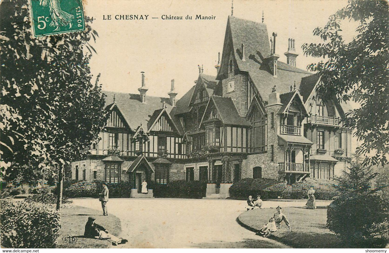 CPA Le Chesnay-Château Du Manoir-Timbre       L1740 - Le Chesnay