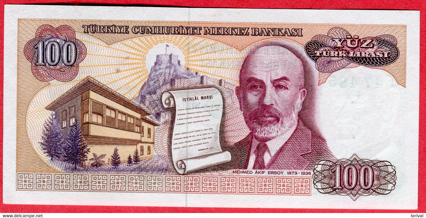 100 Lire Turks 1970 Neuf 2 Euros - Turquie