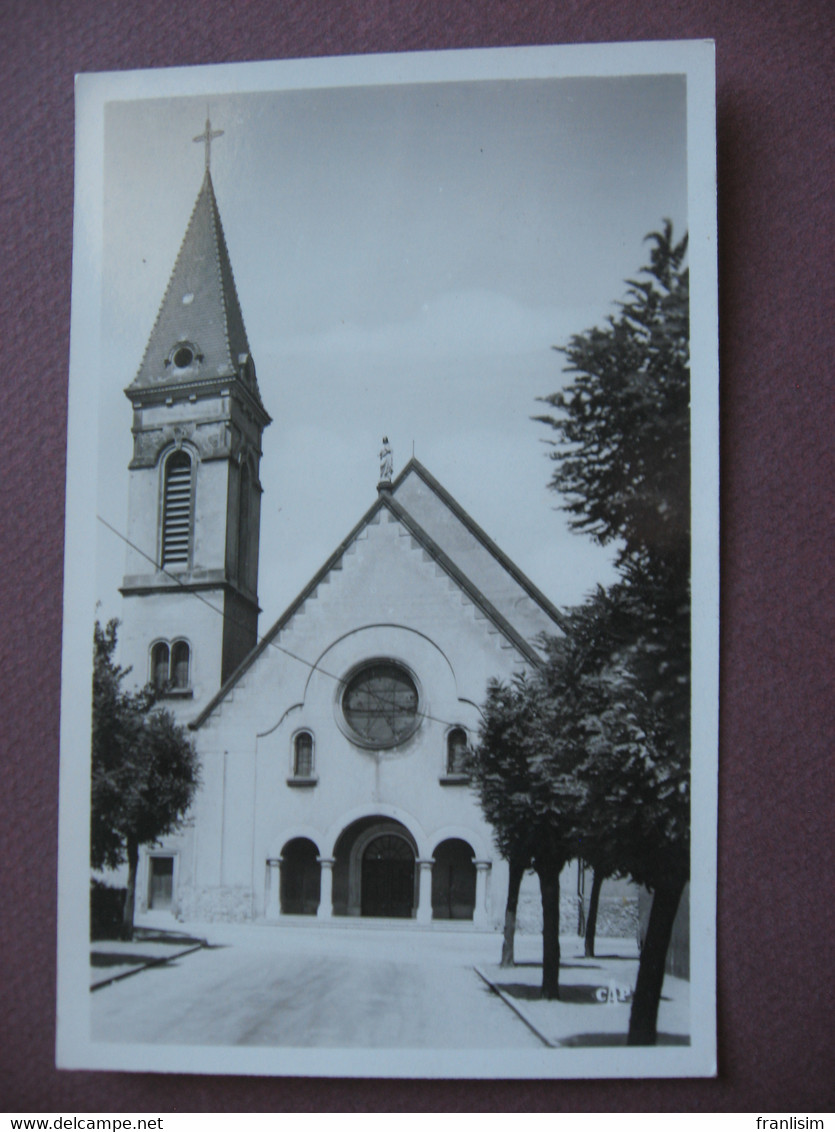 CPA PHOTO 57 FREYMING Chapelle Du Hochwald RARE PLAN ? 1950 - Freyming Merlebach