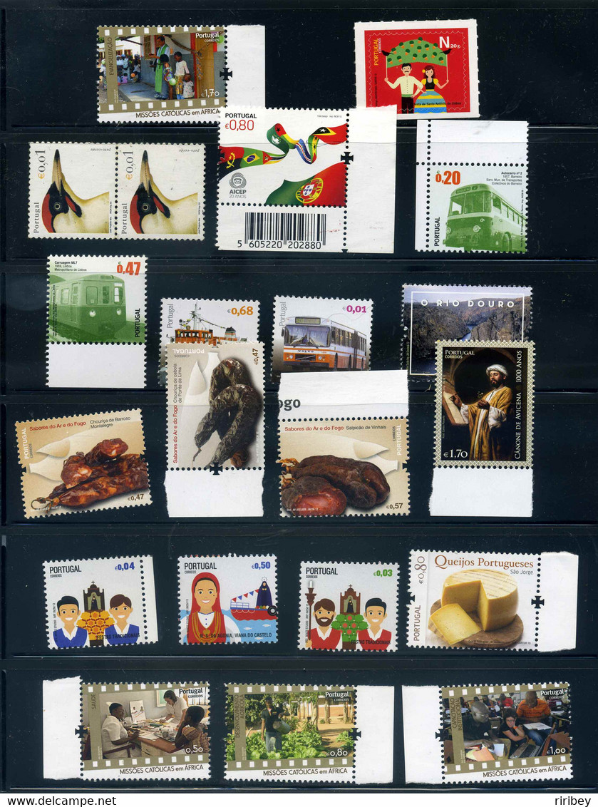 Lot Portugal  / Sabores Do Ar E Do Fogo, Canone De Avicena, Missoes Catolicas Em Africa, ..... Neuf** - Unused Stamps
