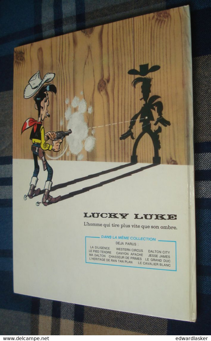 LUCKY LUKE : LE CAVALIER BLANC - Dargaud - EO 1975 - Morris Goscinny - Bon état +