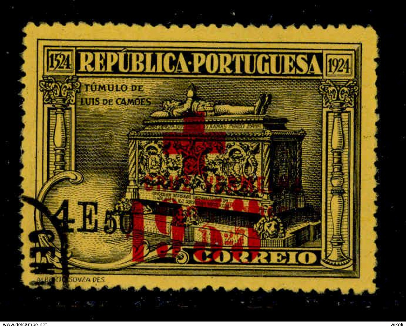 ! ! Portugal - 1935 Camoes Franchise Red Cross 4E50 - Af. PF 57 - Used - Neufs