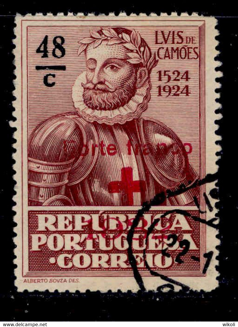 ! ! Portugal - 1932 Camoes Franchise Red Cross 48c - Af. PF 37 - Used - Ungebraucht