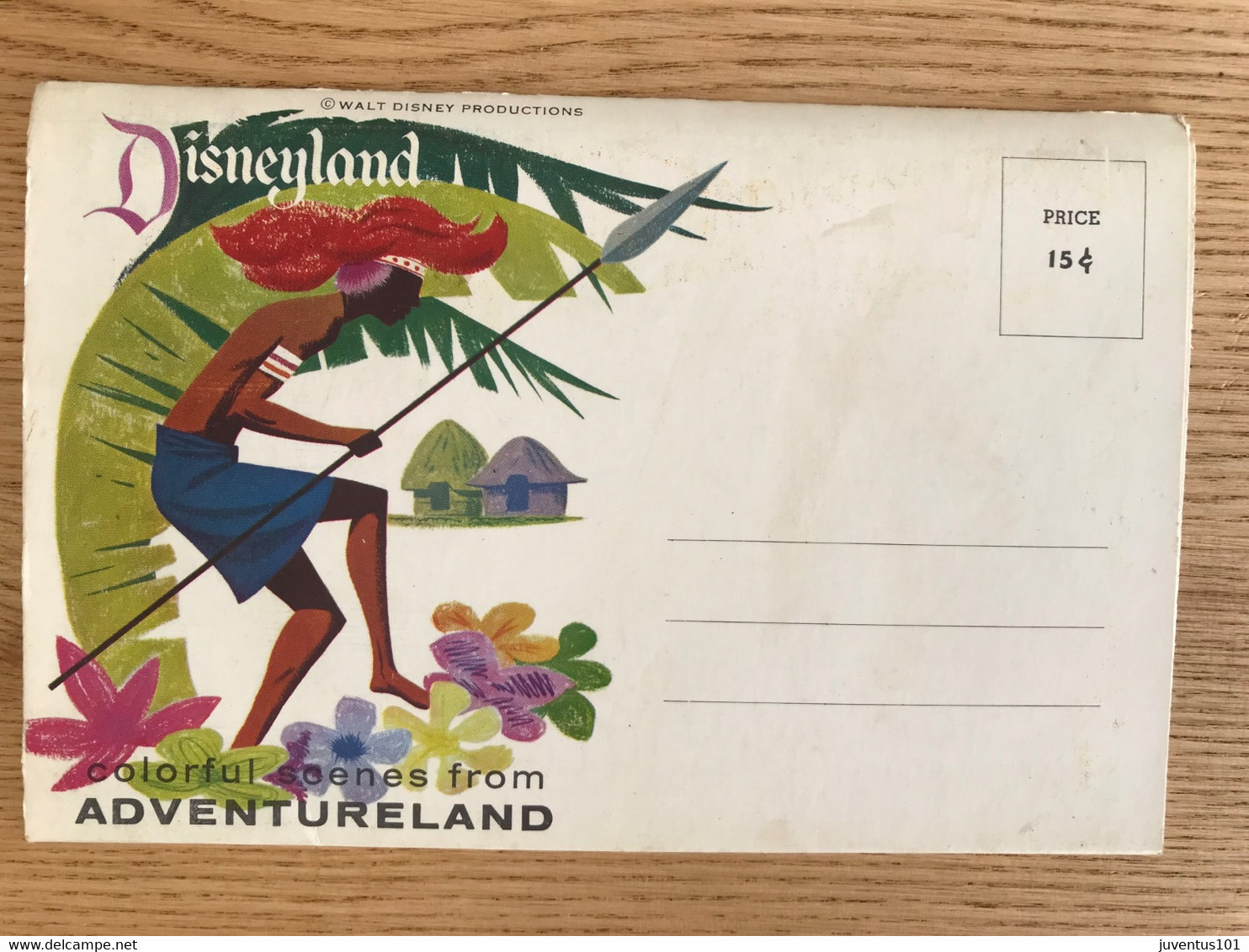 Carnet-Depliant-Greetings From Disneyland-Anaheim-Adventureland      L1744 - Anaheim