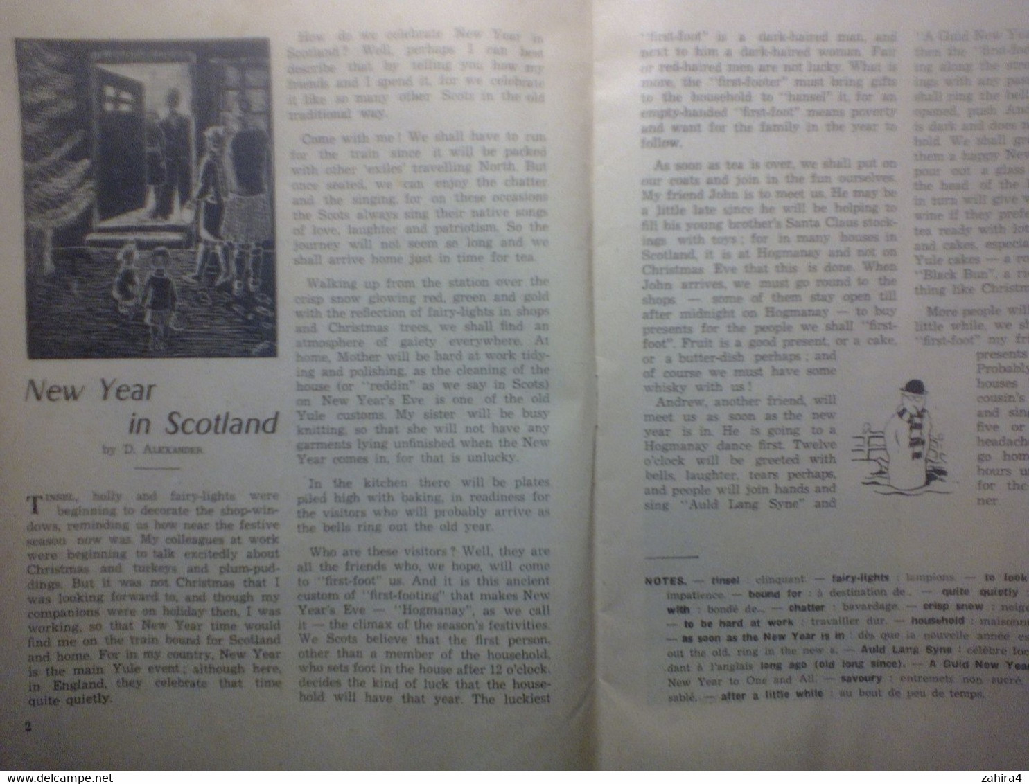 The New Britaon A Monty Magazine Le Havre N°1 New Year Of Scotland Film The Planter's Wife English By Radio H Hanan Ric - Culture