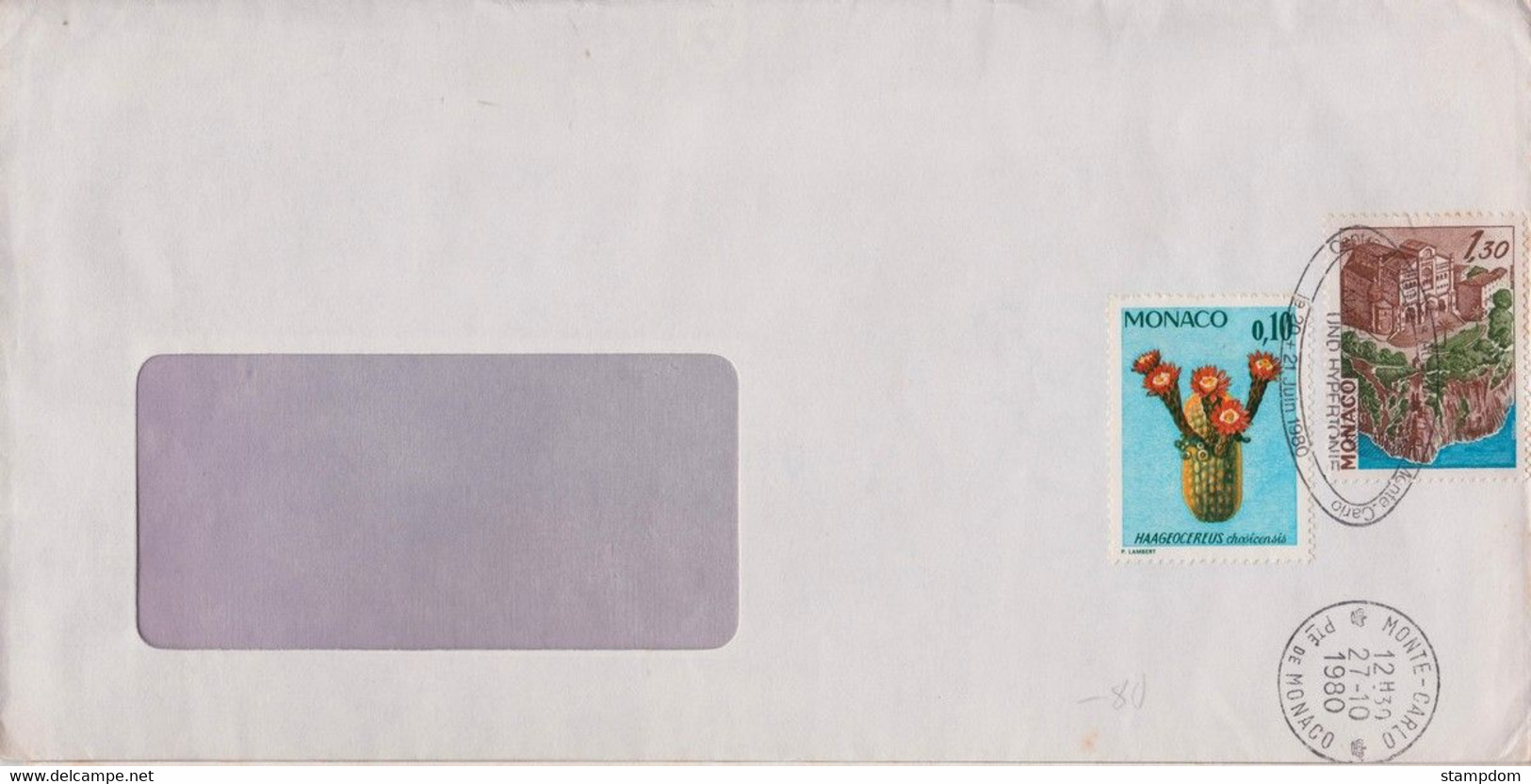 MONACO 1980 Window-COVER @D5649L - Briefe U. Dokumente
