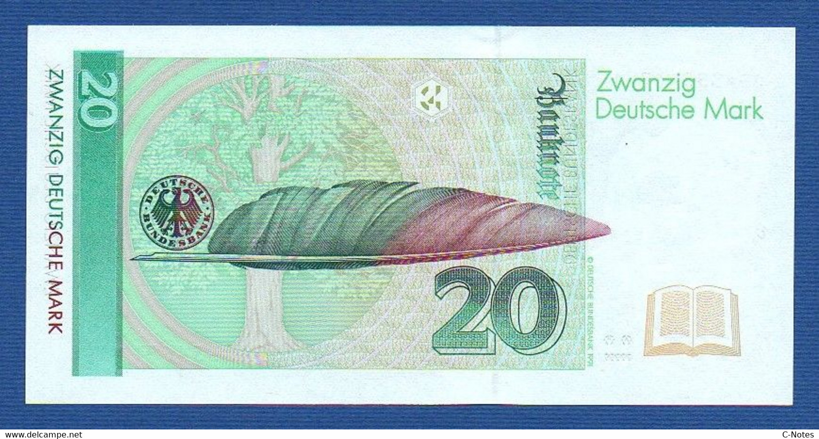 FEDERAL REPUBLIC OF GERMANY - P.39b – 20 Deutsche Mark 01.10.1993 UNC, Serie GD4355467L1 - 20 DM
