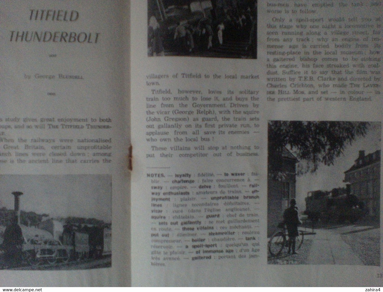 The New Britaon A Monty Magazine Le Havre N°5 Preparing For Coronation Film The Titfield Thunderbolt Chemin De Fer Ric - Cultural