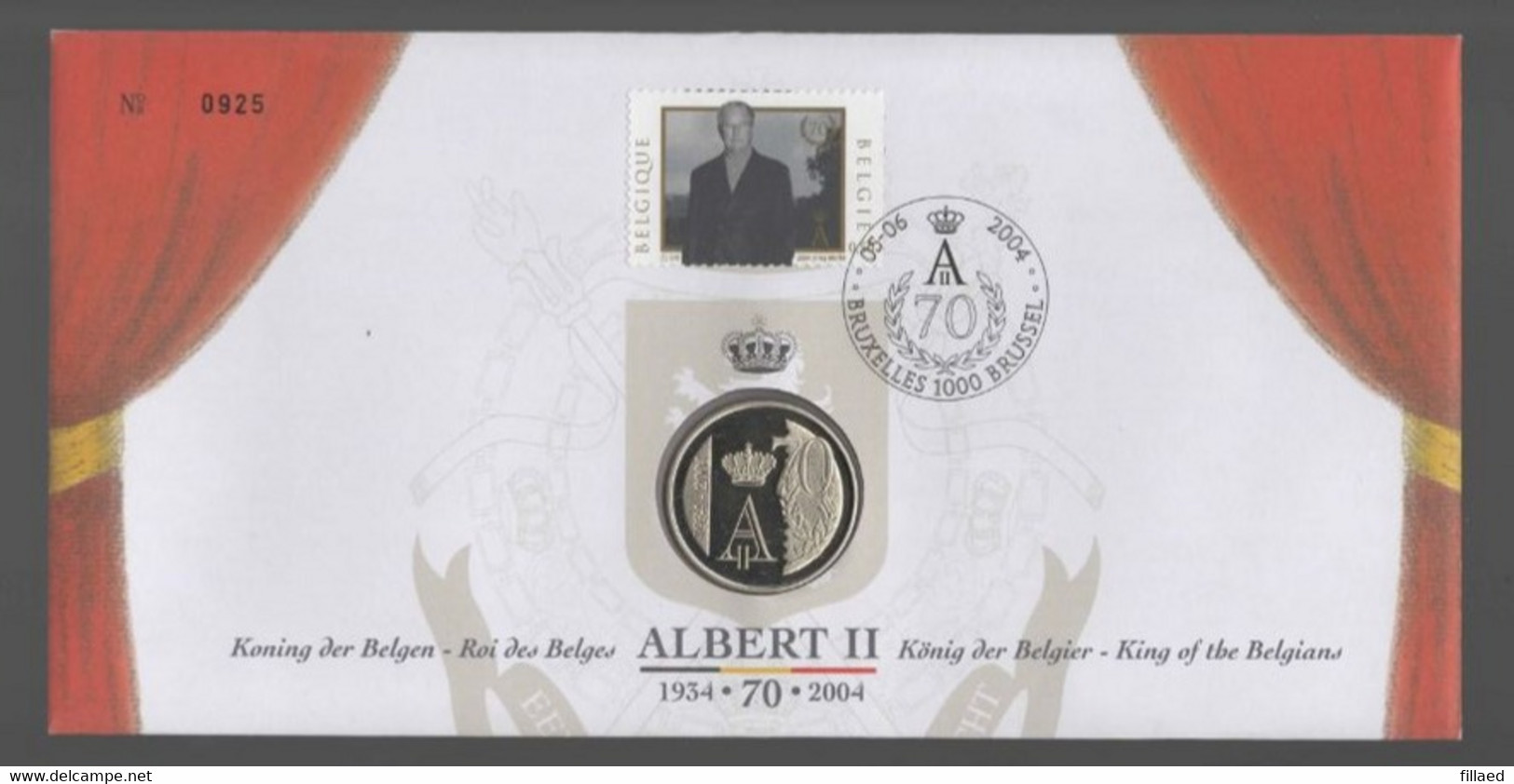 Belgie: Numisletter 3289 Koning Albert II - Numisletters