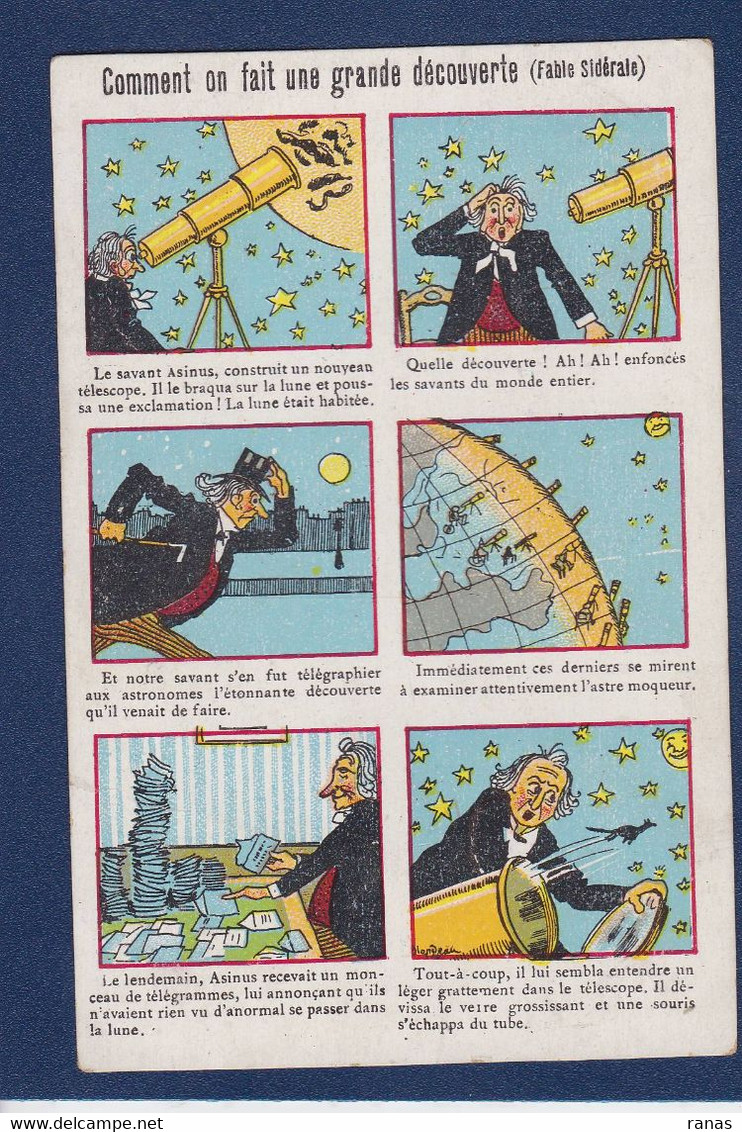 CPA Astronomie Humour Non Circulé Publicité La Samaritaine - Astronomie