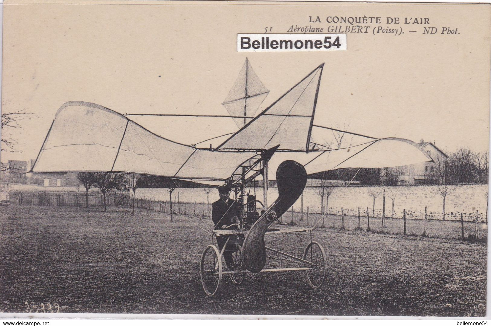 Cpa Dept 78 - Poissy - Aéroplane Gilbert (poissy)  (voir Scan Recto-verso) - Poissy