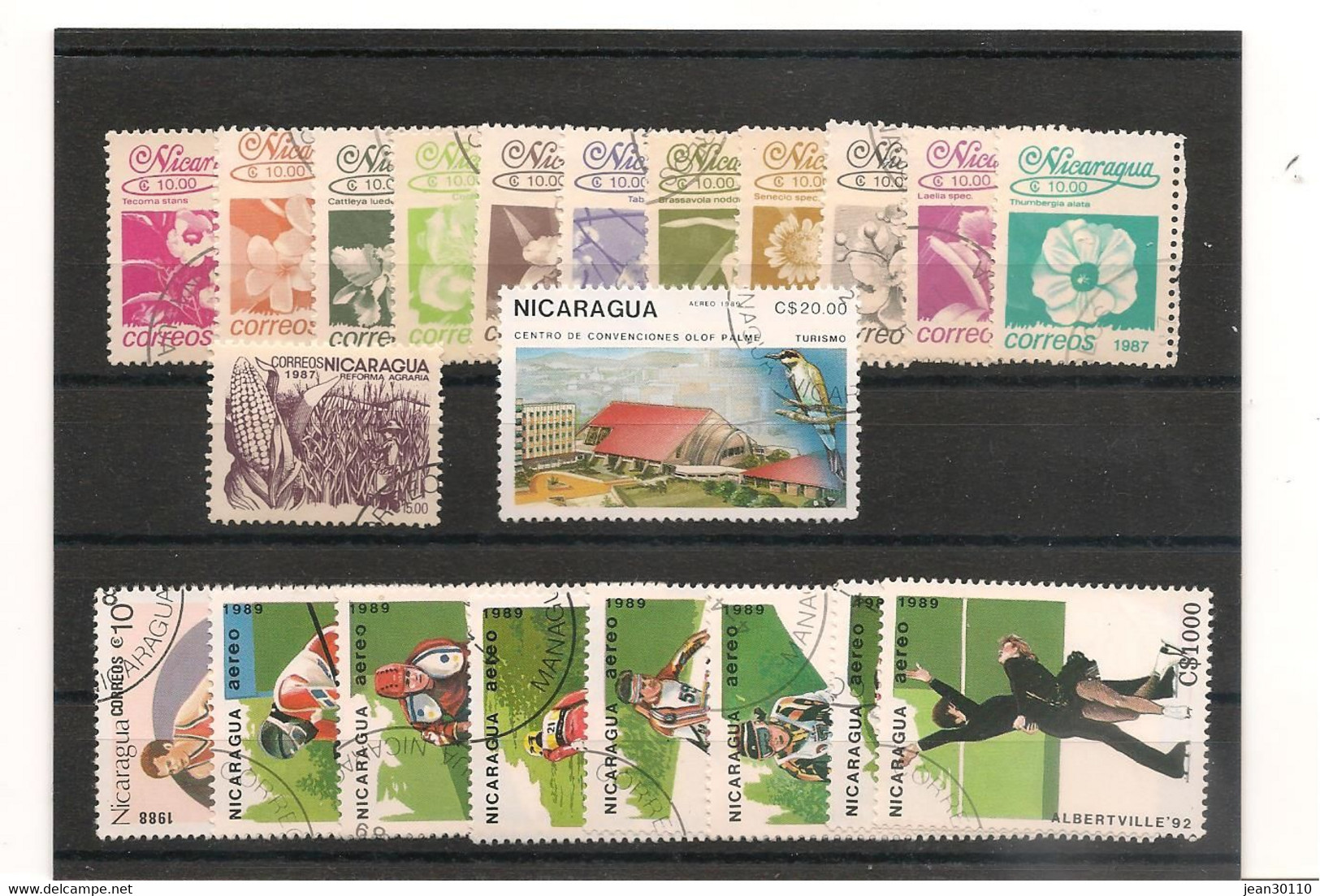 NICARAGUA  Années 1975/89  LOT Oblitérés Côte : 60,00 €++ - Nicaragua