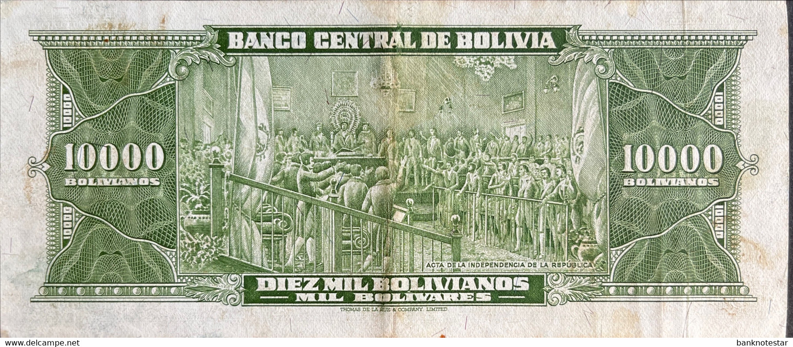 Bolivia 10.000 Bolivianos, P-151 (L.1945) - Very Fine - Bolivie