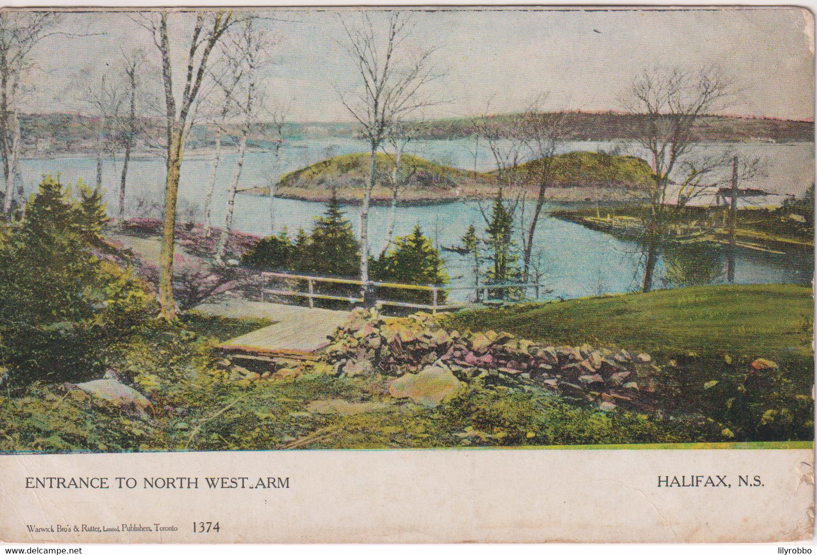 CANADA -  Entrance To North West Arm HALIFAX -  1905 Postmark To UK - Halifax