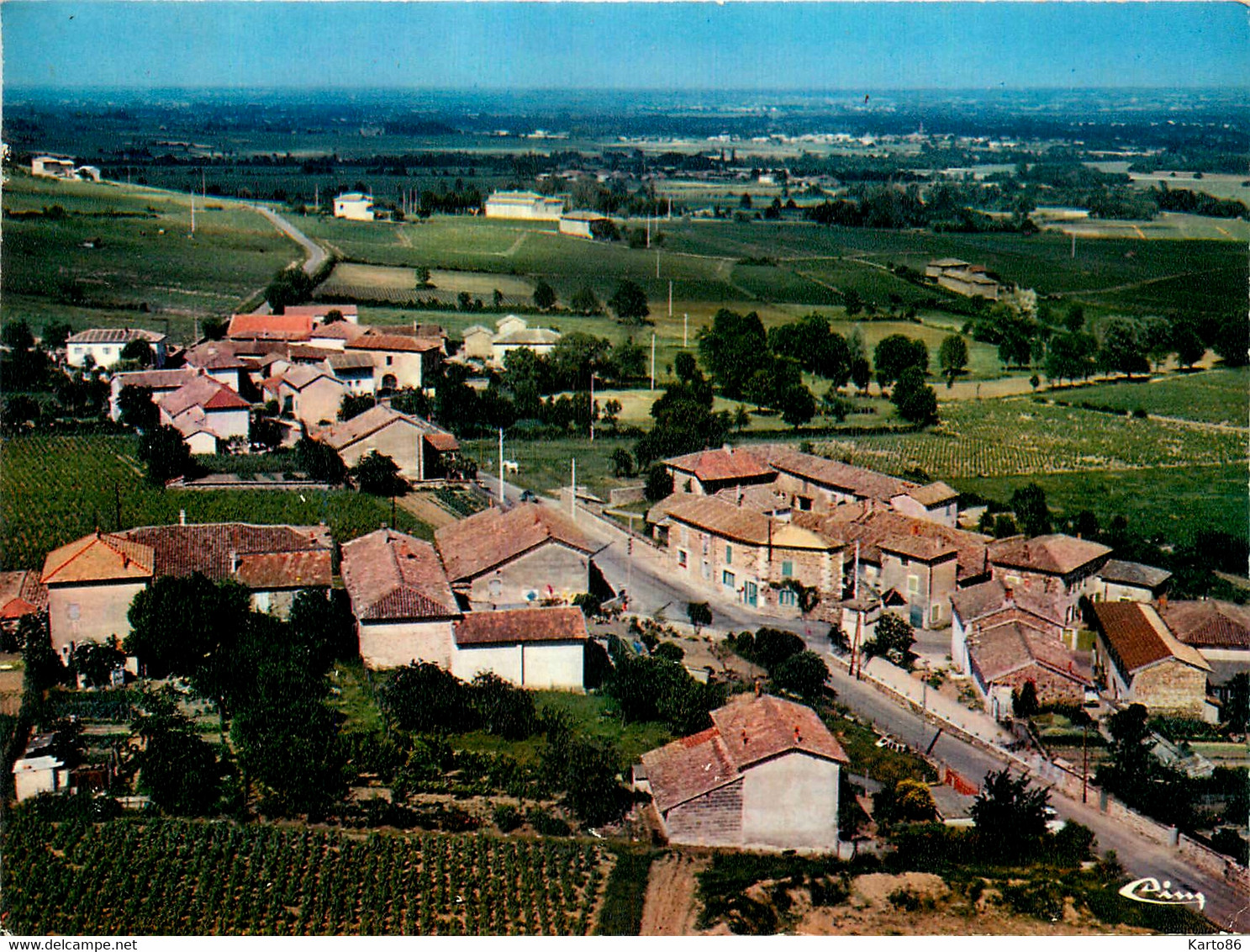 Villié Morgon * Vue Aérienne Sur Le Hameau De Morgon - Villie Morgon