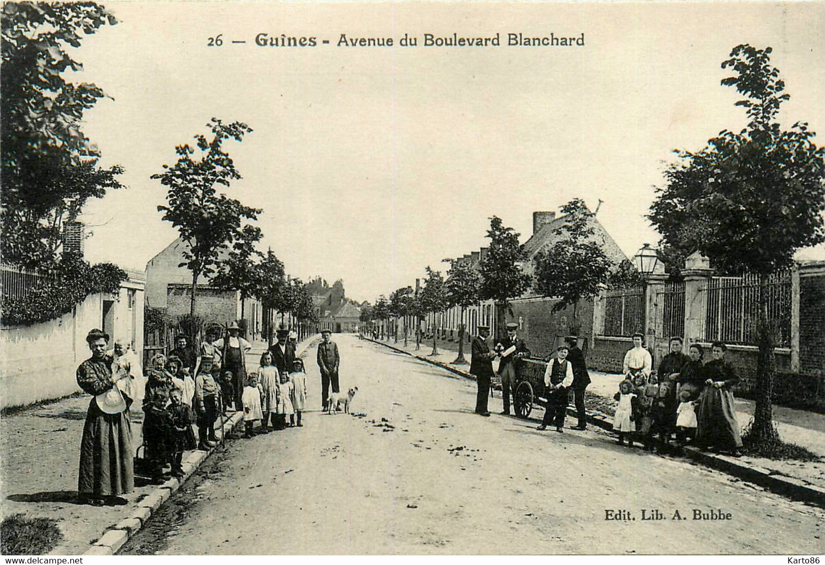 Guines * Avenue Du Boulevard Blanchard * Villageois - Guines