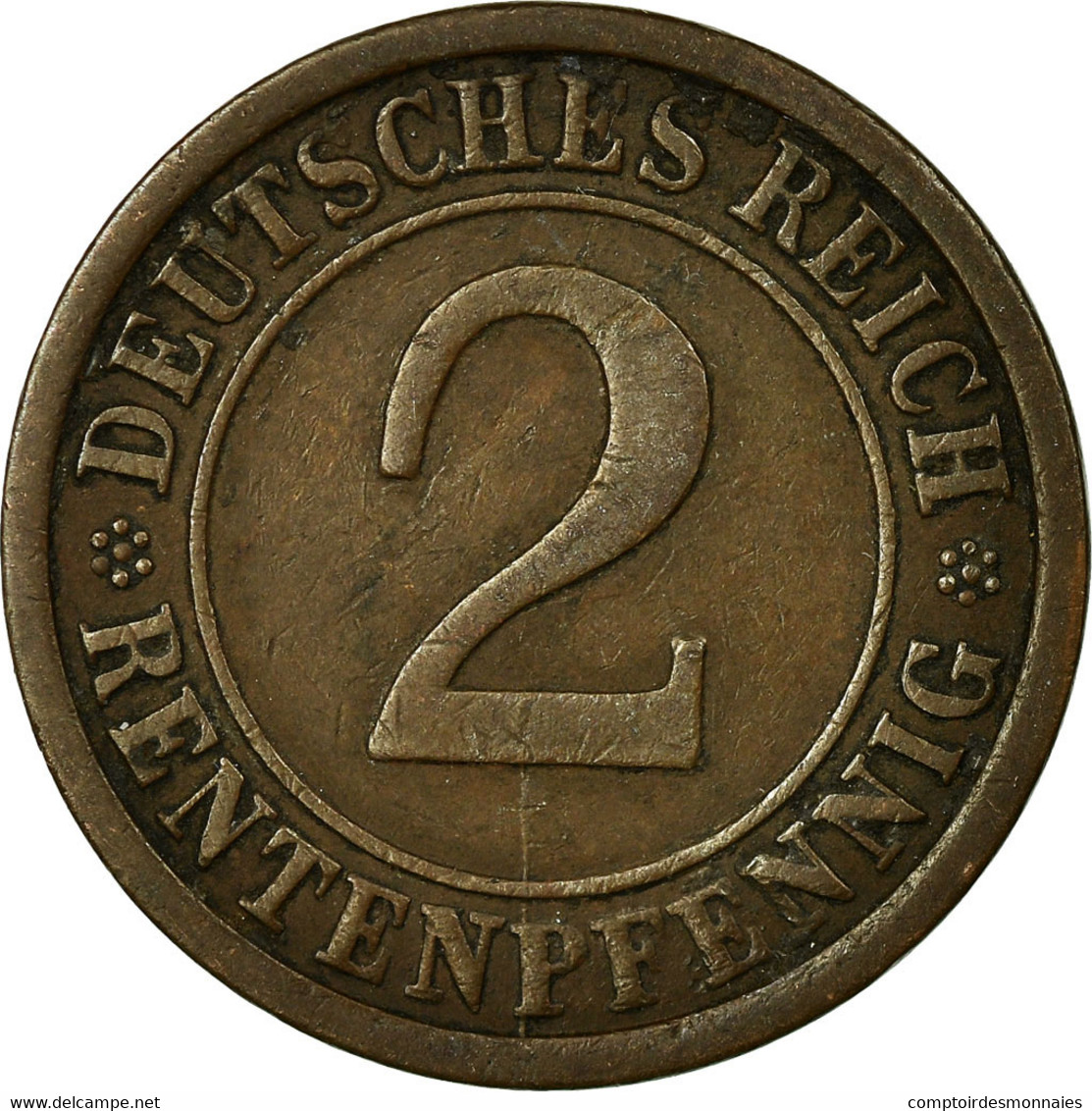 Monnaie, Allemagne, République De Weimar, 2 Rentenpfennig, 1924, Berlin, TTB - 2 Renten- & 2 Reichspfennig