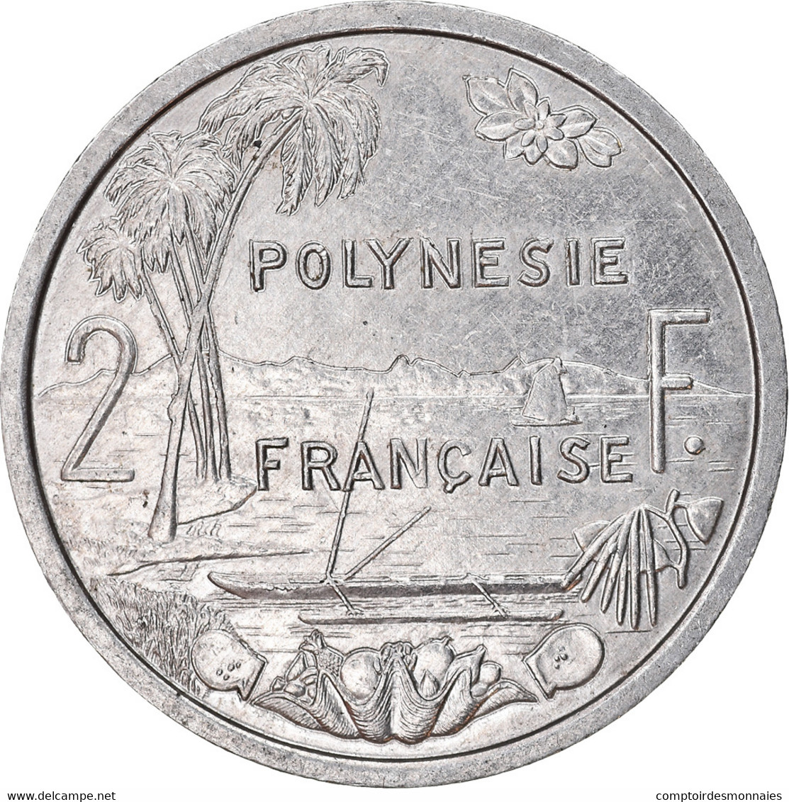 Monnaie, French Polynesia, 2 Francs, 1999, Paris, TTB, Aluminium, KM:10 - Frans-Polynesië