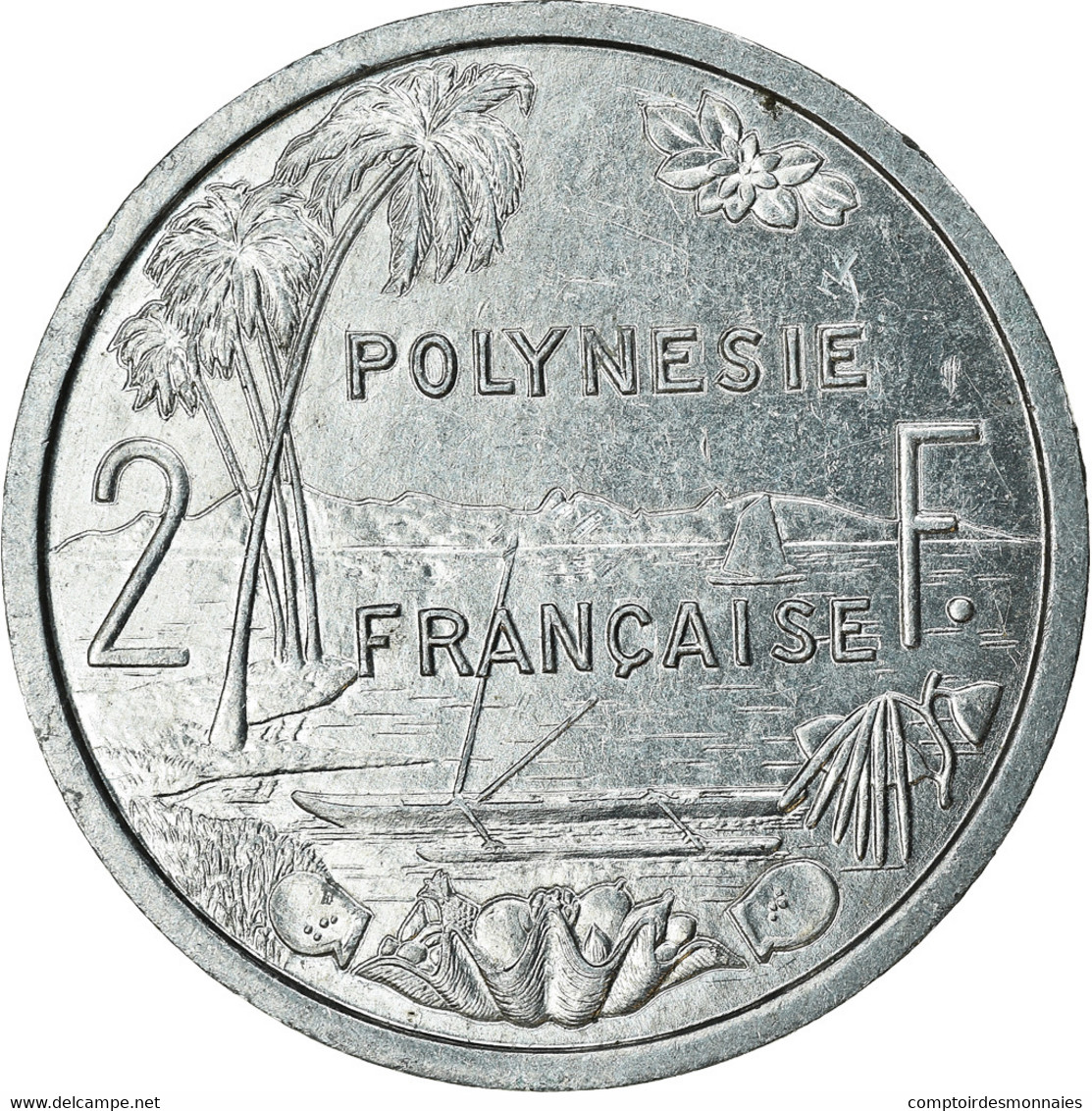 Monnaie, French Polynesia, 2 Francs, 1984, Paris, SUP, Aluminium, KM:10 - Frans-Polynesië