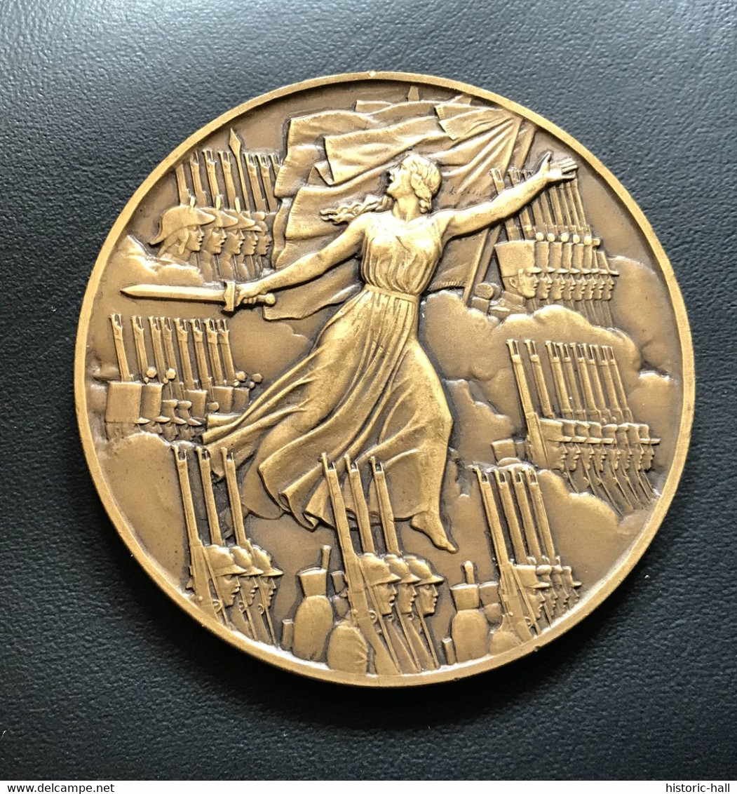 Medaille Dit De Table - ROUGET DE LISLE 1760 - 1836 - Professionnels / De Société