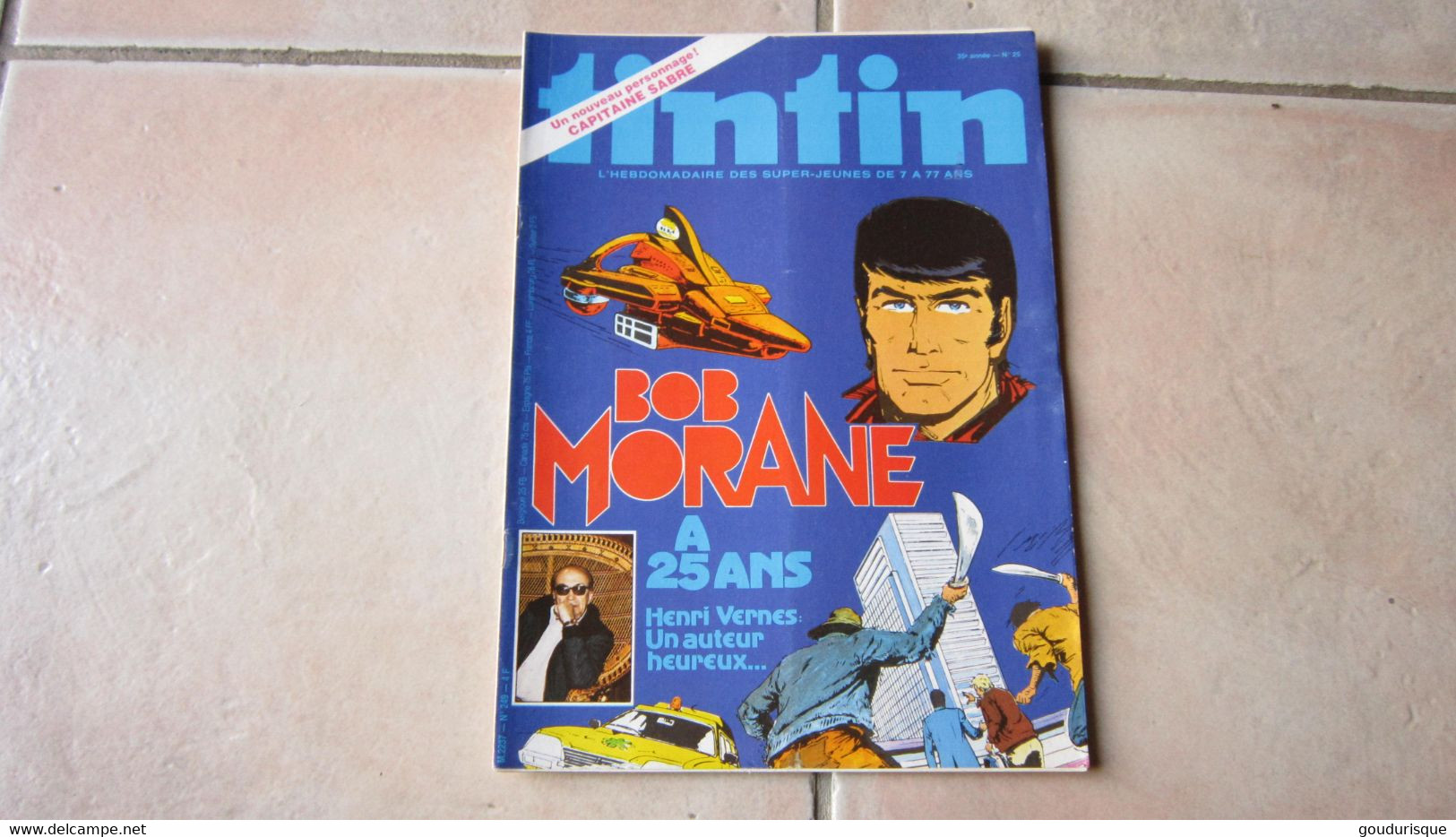 BOB MORANE JOURNAL DE TINTIN COUVERTURE BOB MORANE - Bob Morane