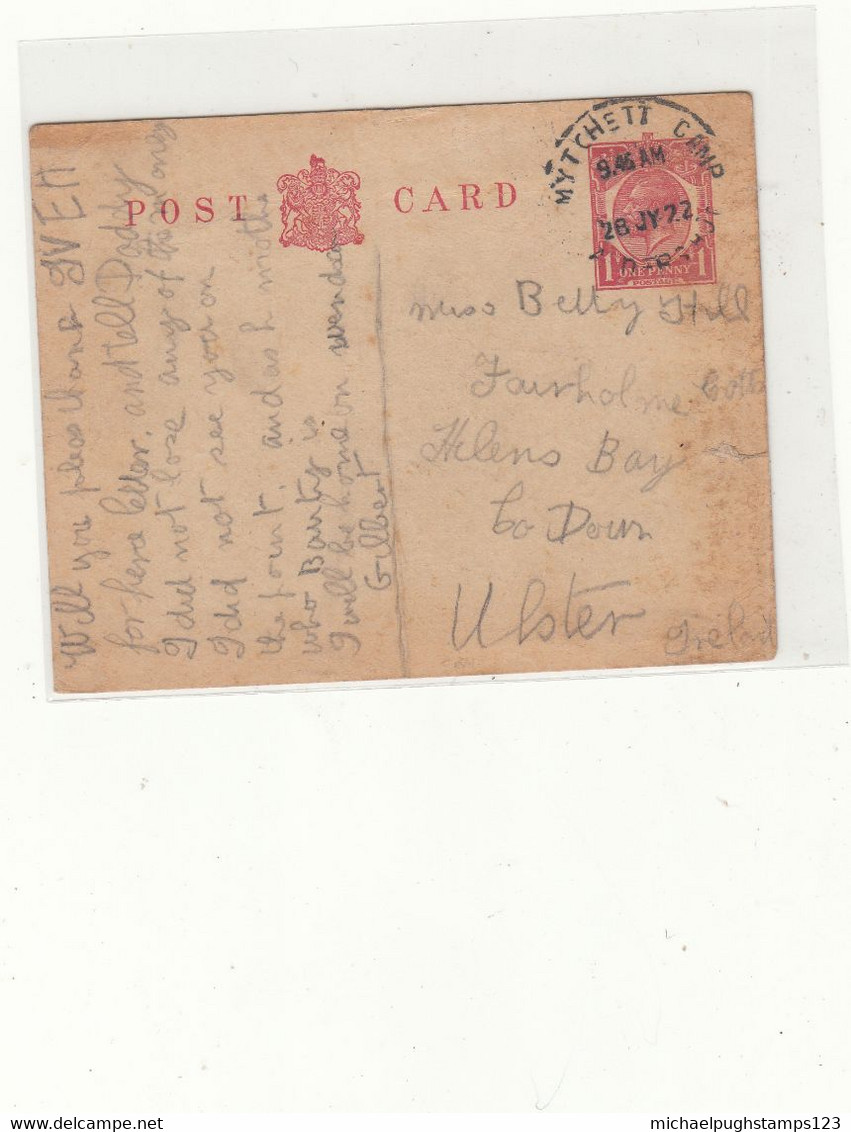 G.B. / Stationery / Surrey / Mytchett Camp / Skeleton Postmarks - Zonder Classificatie