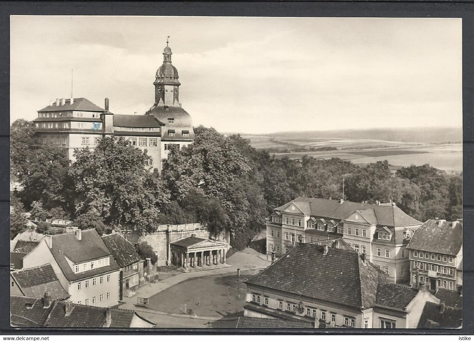 Germany, Sondershausen,Marktplatz, Rathaus U. Schloss, 1967. - Sondershausen