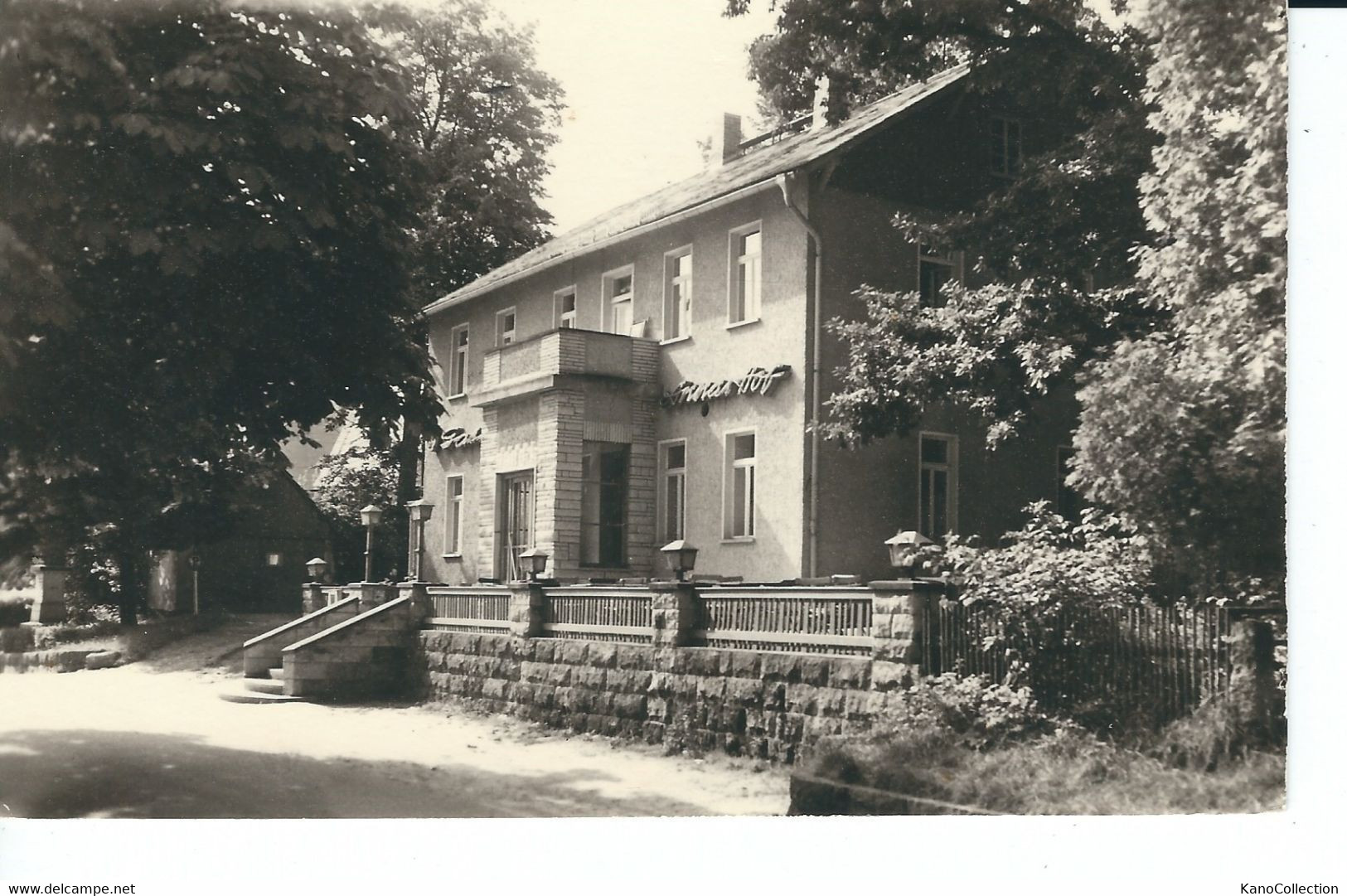 Kurort Gohrisch, Sächsische Schweiz, „Annas Hof“, Gelaufen DDR - Gohrisch