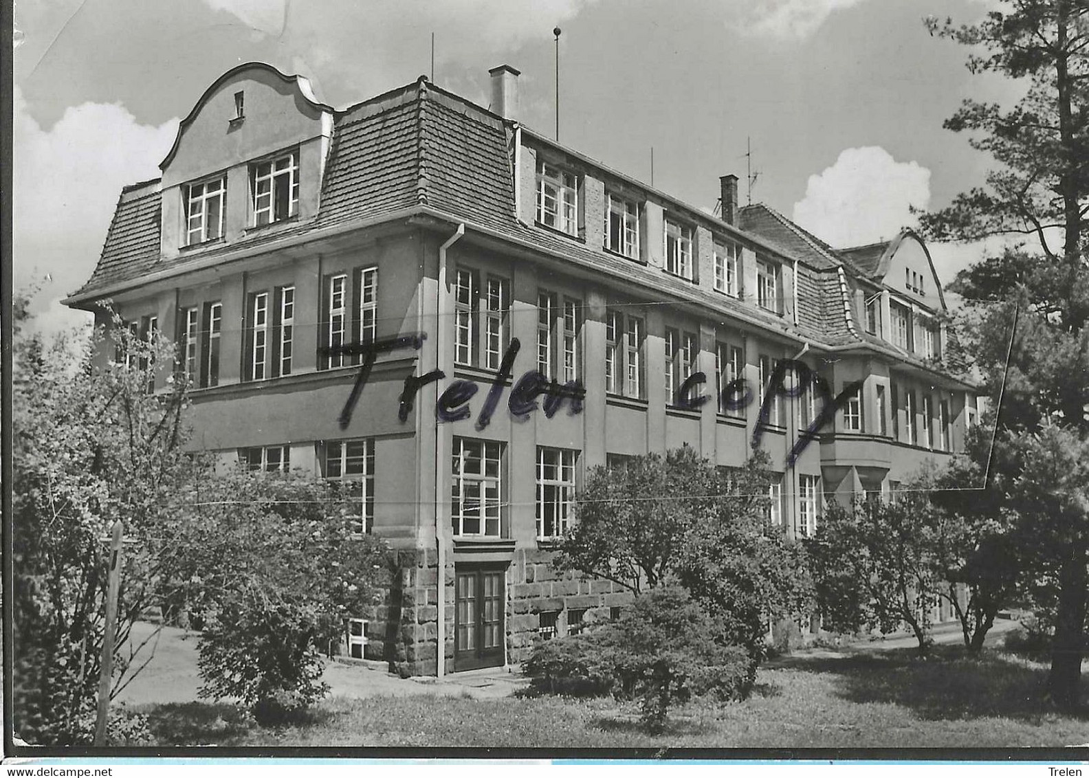 Allemagne, DDR, Bad Brambach, Kindererholungsheim Der Gewerkschaft, Gelaufen - Bad Brambach