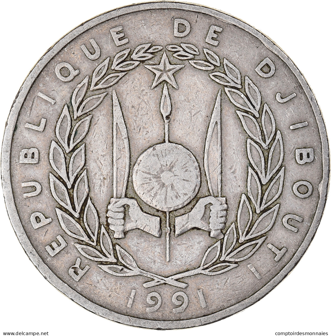 Monnaie, Djibouti, 100 Francs, 1991 - Djibouti