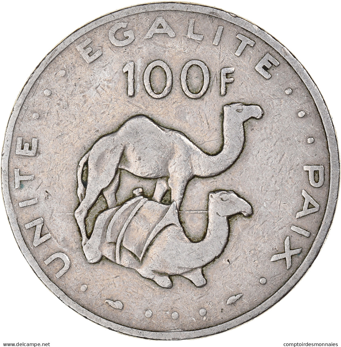 Monnaie, Djibouti, 100 Francs, 1991 - Djibouti